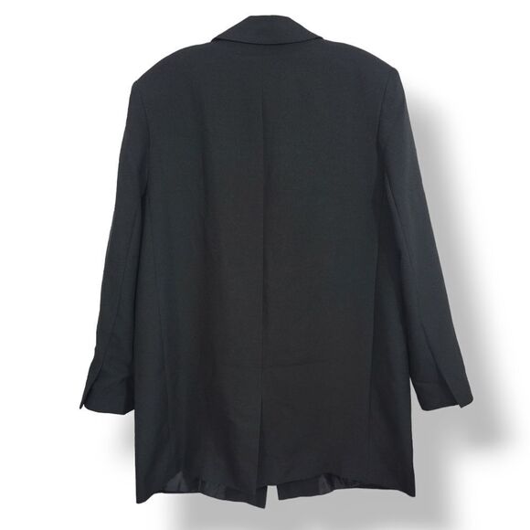 NEW ASOS DESIGN New Perfect Longline Shape Blazer in Black Size 12 - Picture 5 of 11